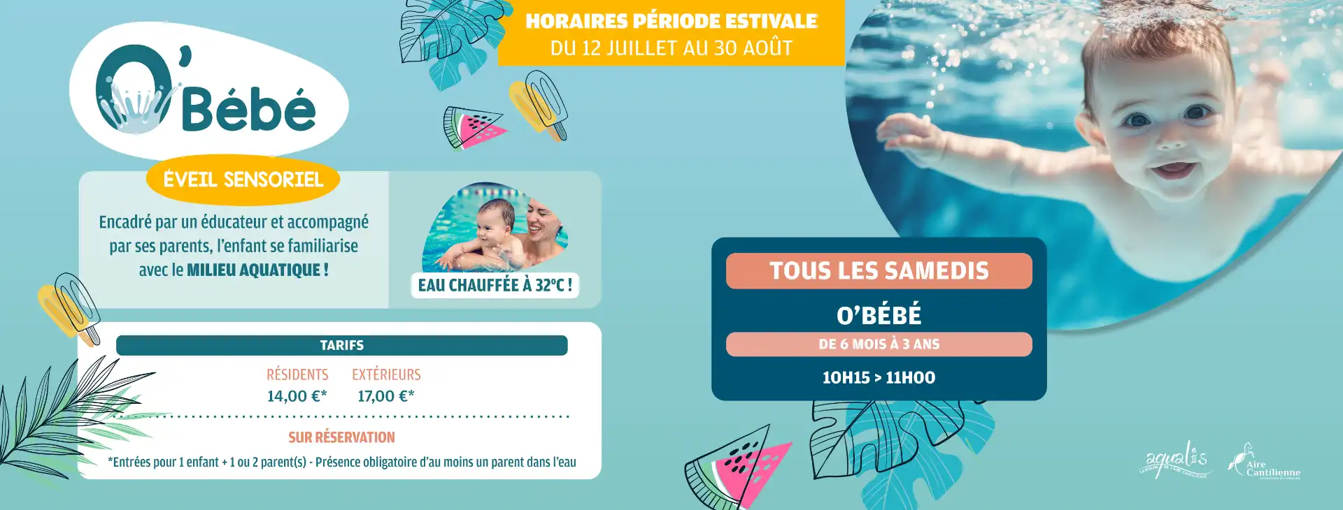 bébés nageurs été 2025