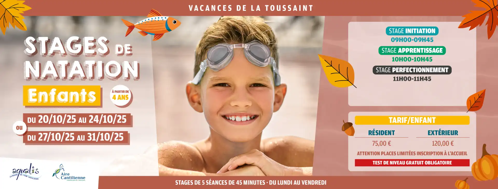 stages vacances toussaint