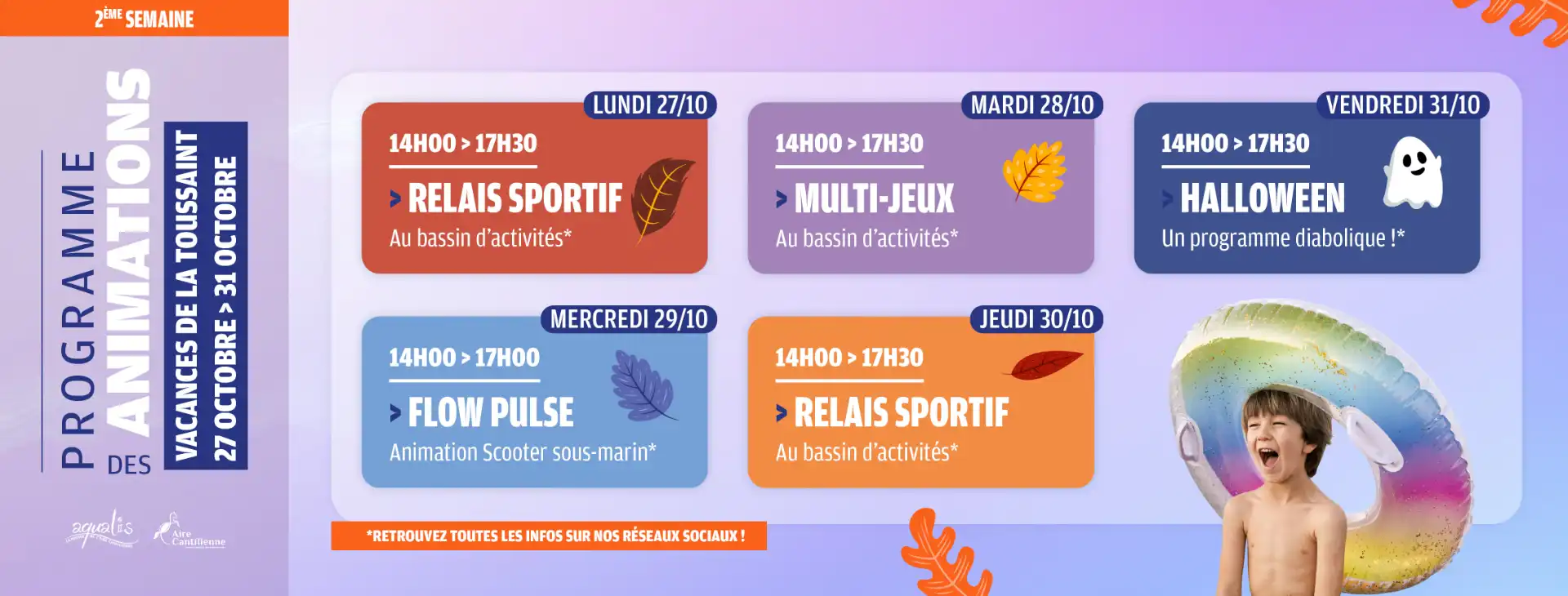programme vacances de toussaint